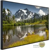 Papermoon Infrarotheizung »EcoHeat - Landschaft mit See«, Matt-Effekt - bunt