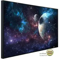 Papermoon Infrarotheizung »EcoHeat - Planeten und Galaxie«, Matt-Effekt - bunt