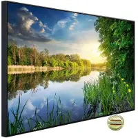 Papermoon Infrarotheizung »EcoHeat - Fluss bei Sonnenuntergang«, Matt-Effekt - bunt