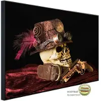 Papermoon Infrarotheizung »EcoHeat - Steampunk totenkopf«, Matt-Effekt - bunt