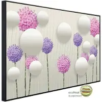 Papermoon Infrarotheizung »EcoHeat - Muster mit Blumen«, Matt-Effekt - bunt