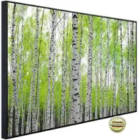 Papermoon Infrarotheizung »EcoHeat - Tiefer Wald«, Matt-Effekt - bunt