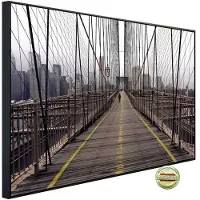 Papermoon Infrarotheizung »EcoHeat - Brooklyn Bridge«, Matt-Effekt - bunt