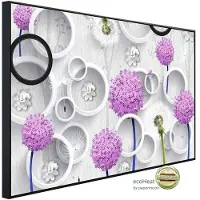 Papermoon Infrarotheizung »EcoHeat - Muster mit Blumen «, Matt-Effekt - bunt