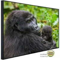 Papermoon Infrarotheizung »EcoHeat - Gorilla mit Baby«, Matt-Effekt - bunt