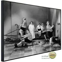 Papermoon Infrarotheizung »EcoHeat - Altes Fittnessstudio«, Matt-Effekt - bunt