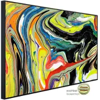 Papermoon Infrarotheizung »EcoHeat - Abstrakt Malerei«, Matt-Effekt - bunt