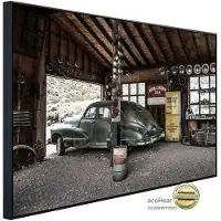 Papermoon Infrarotheizung »EcoHeat - Altes Auto «, Matt-Effekt - bunt