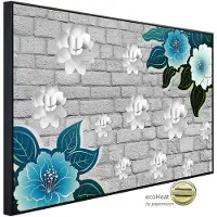 Papermoon Infrarotheizung »EcoHeat - Muster mit Blumen«, Matt-Effekt - bunt