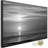 Papermoon Infrarotheizung »EcoHeat - Meer Schwarz + Weiss«, Matt-Effekt - bunt
