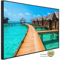 Papermoon Infrarotheizung »EcoHeat - Wasserbungalows«, Matt-Effekt - bunt