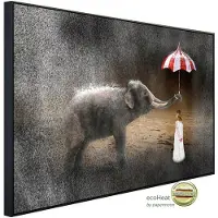 Papermoon Infrarotheizung »EcoHeat - Abstrakte Liebe Frieden Hoffnung«, Matt-Effekt - bunt