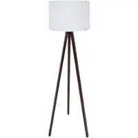 Opviq , 129, Stehlampen, Weiß, MDF, 38 x 38 x 145 cm