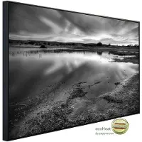 Papermoon Infrarotheizung »EcoHeat - Landschaft Schwarz + Weiss«, Matt-Effekt - bunt