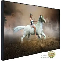 Papermoon Infrarotheizung »EcoHeat - Einhorn Fantasy Elf«, Matt-Effekt - bunt