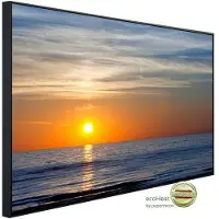 Papermoon Infrarotheizung »EcoHeat - Sonnenuntergang an der Ostsee«, Matt-Effekt - bunt