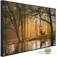 Papermoon Infrarotheizung »EcoHeat - Hirsch im Wald«, Matt-Effekt - bunt