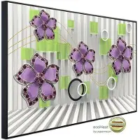 Papermoon Infrarotheizung »EcoHeat - Muster mit Blumen«, Matt-Effekt - bunt