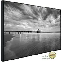 Papermoon Infrarotheizung »EcoHeat - Manhattan Beach Pier«, Matt-Effekt - bunt