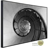 Papermoon Infrarotheizung »EcoHeat - Wendeltreppe Schwarz + Weiss«, Matt-Effekt - bunt