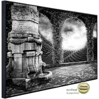 Papermoon Infrarotheizung »EcoHeat - Tempel Schwarz + Weiss«, Matt-Effekt - bunt