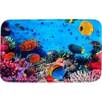 Sanilo Badteppich »Ocean«, blau, Polyester