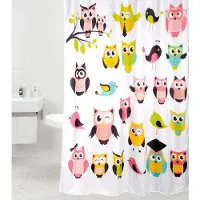 Sanilo Duschvorhang, Polyester, Owl - weiss