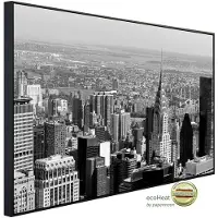 Papermoon Infrarotheizung »EcoHeat - New York Schwarz + Weiss«, Matt-Effekt - bunt