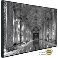 Papermoon Infrarotheizung »EcoHeat - Gebäude Schwarz + Weiss«, Matt-Effekt - bunt