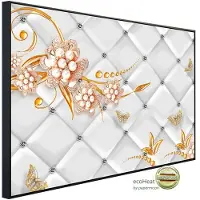 Papermoon Infrarotheizung »EcoHeat - Muster mit Blumen«, Matt-Effekt - bunt