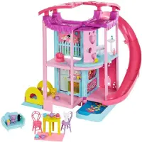 Barbie Chelsea Haus (pink), Set inkl. Zubehör, Puppenhaus