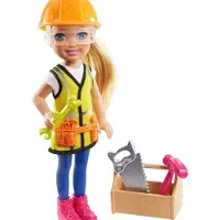 Barbie Chelsea -Karrierepuppe mit berufsbezogenem Outfit und zugehörigem Zubehör, Mini-Puppe, Weiblich, 3 Jahr(e), Junge/Mädchen, 139,7 mm, Mehrfarbig