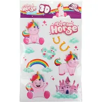 Toi-Toys Wall Deco Aufkleber Einhorn