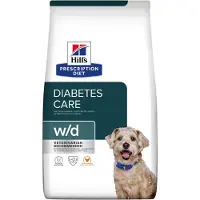 Hill's Pet Nutrition Prescription Diet w/d Low Fat / Diabetes / Colitis Hundefutter - 4 kg