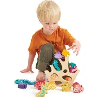 Tender Leaf Toys Stapelspiel Korallenriff (Kinderspielzeug, aus Holz) 7508410