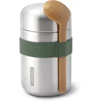Black & Blum Thermobecher "Food Flask" hält Speisen lange heiß, auslaufsicher, inkl. Löffel, 400 ml