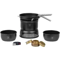 Trangia Trangiakök 27-5 UL Campingkochset 3- teilig mit Spiritusbrenner Set 11 schwarz