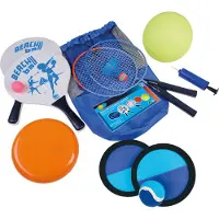 Happy People Sport und Spiele Set, 5 Freizeitspiele, 13-teilig, 75201