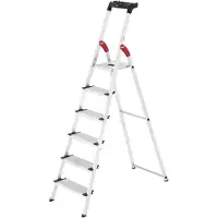 Hailo 8040-615 L80 Comfortline Aluminium Huishoudtrap 6 Tredes