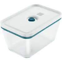 Zwilling Fresh & Save Vakuumbox, Größe L, Glas, mit Vakuum-Deckel, Blau-La Mer – La Mer-blau, Glas, Vakuumbox L