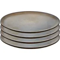 Aida Dessertteller "RAW" Teller Set, Steinzeug, Ø 20 cm