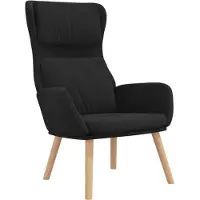 vidaXL Relaxsessel Schwarz Samt