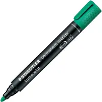 Staedtler Lumocolor, Grün, Rundspitze, Schwarz, Grün, 2 mm, Deutschland, 1 Stück(e)
