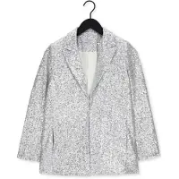 Goosecraft Damen Blazers Bowie Sequine Blazer - Zilver - Größe S