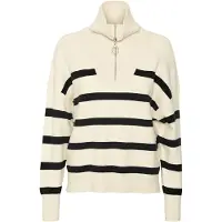 Vero Moda Pullover VMSABA STRIPE LS HIGHNECK BLOUSE GA NOOS damen
