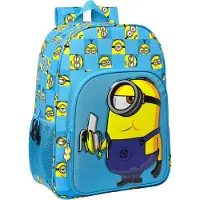 Minions Mochila Escolar Minions Minionstatic Azul