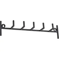 Jax Design | Garderobe Haken 5-Haken Schwarz Metall 10x10x40 cm | NADUVI