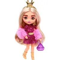 Barbie Extra HJK67, Mini-Puppe, Weiblich, 3 Jahr(e), Mädchen, 139 mm, 80 g