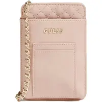 GUESS Synthetic Leather, Textile Bag, Pouch Phone, Pink, PW1510P230