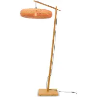 Good&Mojo - Stehleuchte Palawan - Bambus - Ø77cm für Wohnzimmer, Schlafzimmer